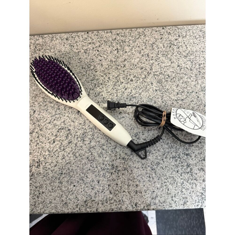 InStyler Straight UP Ceramic, Professional, Heated Styling Brush| Digital Temper